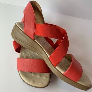 Malu Super Comfort Red Coral Sandals